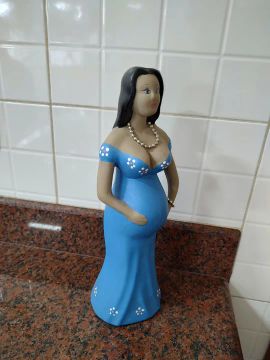 Escultura de cerâmica 