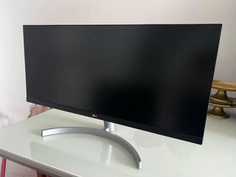 Monitor Gamer 29'' Ultrawide 29wk600-w Ips Fhd Ips LG Bivolt Cor Preto 100V/240V