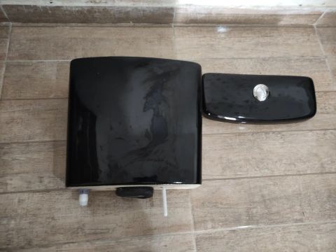 Caixa de descarga, bacia sanitária para vaso sanitário