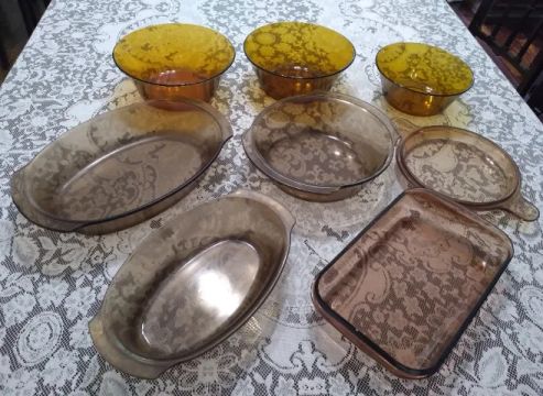 Serviço de Mesa Marinex, cor Âmbar