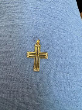 18K PINGENTE CRUCIFIXO 