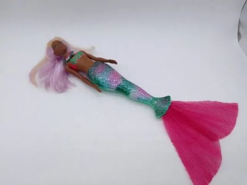 Boneca Barbie Sereia Negra Original Mattel 2020