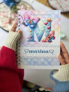 Caderneta de vacina personalizada! Escolha seu tema! 