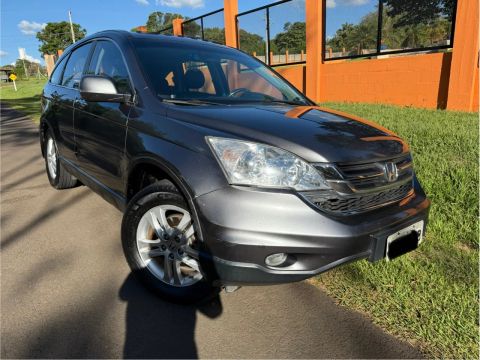 CRV completa com teto solar e banco de couro