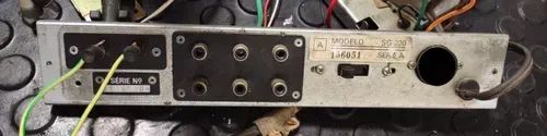 Sharp Sg-220 - Chapa Traseira (Usado)