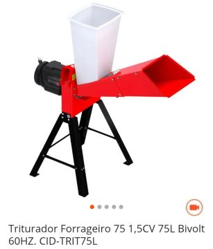 Vendo ou troco Triturador Forrageiro NOVO, NUNCA USADO.