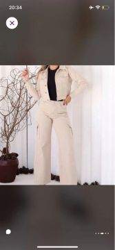 Conjunto jeans jaqueta e calça