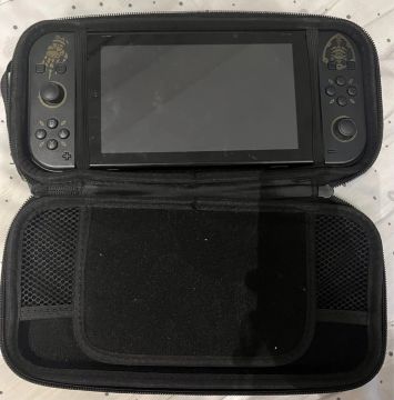 Nitendo switch com 5 jogos e cartão de memória 