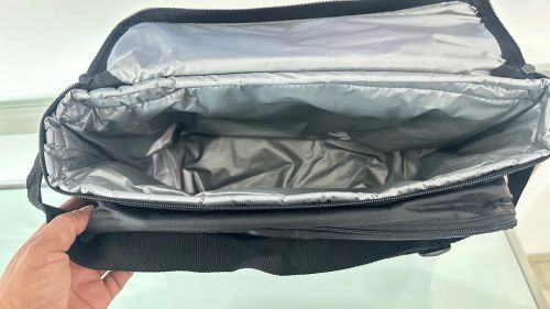 Bolsa térmica para carregar lanches e bebidas