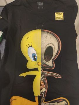 Camiseta PP PiuPiu Looney Tunes - BRILHA NO ESCURO