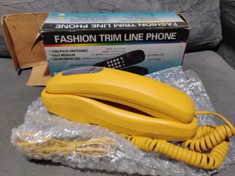 Fashion Trim Line Phone Amarelo - Leia a descrição