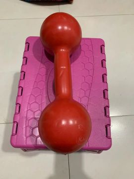 Halter de 7kg emborrachado 