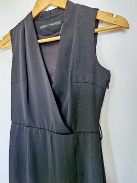 Vestido Preto Zara Alfaiataria Tam. XS