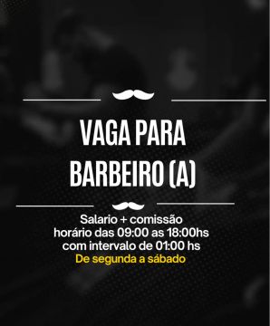 Vaga para barbeiro 