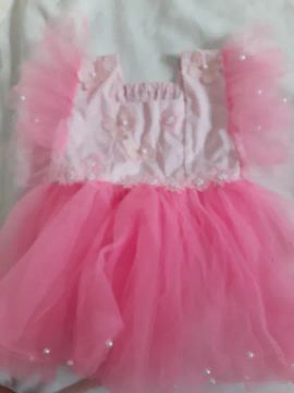 Vestido de princesa para bebê menina
