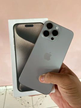 iPhone 15 pro Max 256GB - Natural Titânio 