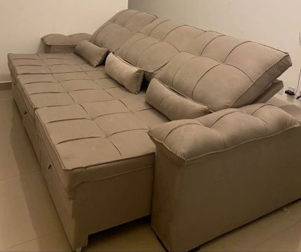 Sofá Retrátil morfeu 2.90cm - Novo