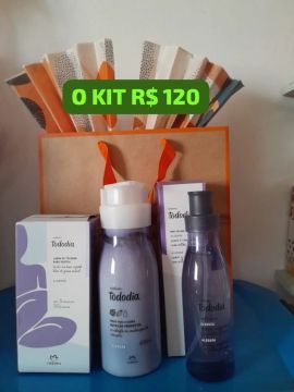 Kit Natura Tododia Algodão - 3 Peças