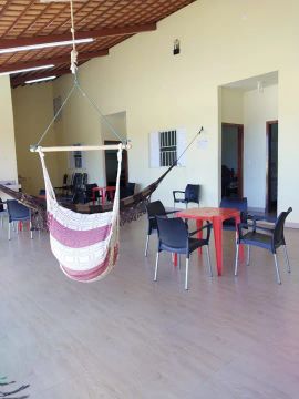 Casa de temporada com piscina em área tranquila