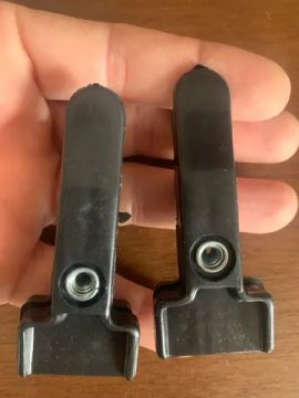 Presilhas de plástico para cabides PACOTE COM 50 PARES