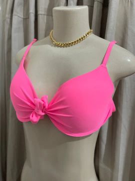Biquini praia sutiã rosa ou verde marinho