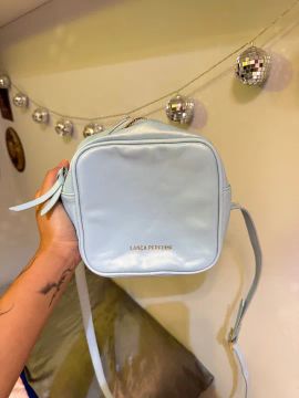 bolsa lança perfume azul 