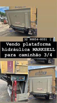 Plataforma hidráulica Marksell para caminhão 3/4