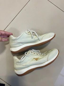 Tênis PRADA MILANO Branco em Couro