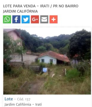 Terreno grande com casa em irati ( centro) aceito troca por carro)