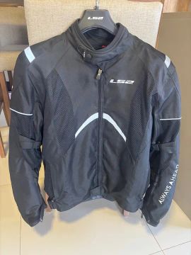 Jaqueta de Moto LS2 - Tamanho G - Preta