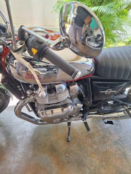 Royal-enfield interceptor 650 mark 2 prata, 26.000 impecável 