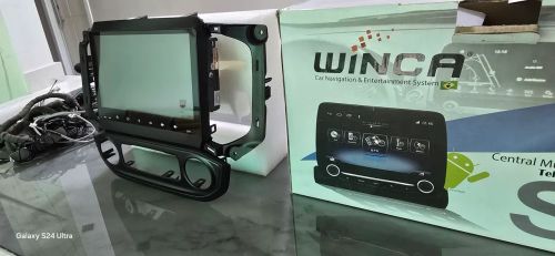 Central Multimídia Android 10 polegadas  para nova chevrolet s10  ano 2021 em dinte.