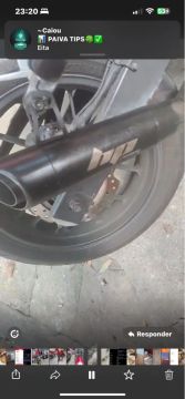 Escapamento esportivo para moto