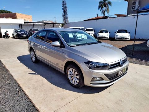 VOLKSWAGEN VIRTUS 1.0 200 TSI COMFORTLINE AUTOMÁTICO PRATA 2021