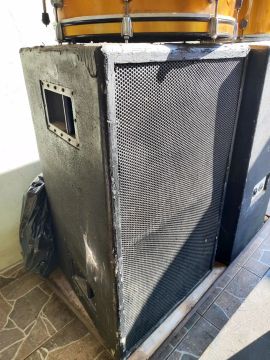 Caixa sub grave 2 x 18 1600w RMS falantes oversound 