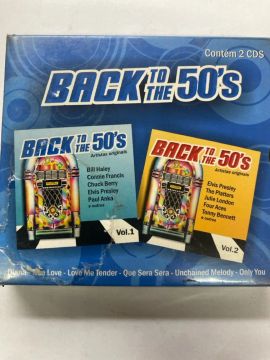 Back to the 50's - 2 CDs com os maiores sucessos dos anos 50