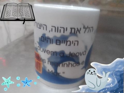 Caneca da Bíblia Salmo 148