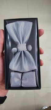 Gravata Borboleta de Altíssimo padrão com acessórios