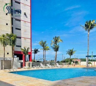 Apartamento, vista mar, andar alto, com lazer, com 2 dormitórios à venda, 75 m² por R$ 420