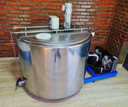 Tanque Resfriador de Leite 500 L Inox Caldas Água 