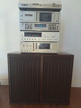 Conjunto de som Sansui Z5000 Vintage completíssimo e em excelente estado