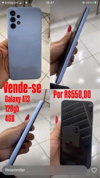 Galaxy A13 128gb 4gb - Azul - R$550,00