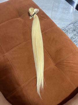Mega hair Humano Loiro 100g 60cm