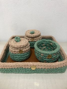 Kit higiene de crochê 