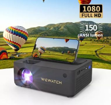 Projetor V10 Pro 1080p Espelhamento Wifi Vga Hdmi