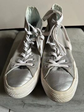 Tênis Converse All Star Prata