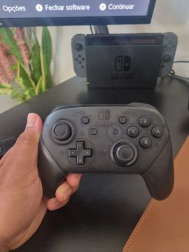 Controle Nintendo Switch Pro Preto