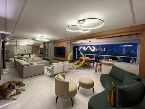 Apartamento à venda no Condomínio Plaza Mayor Ipiranga - 142m² - 3 suítes - Varanda gourme