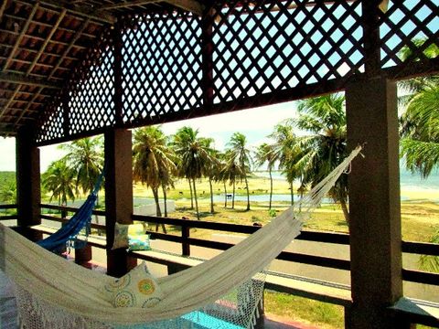 Casa à beira mar "Beija Flor" em condominio com segurança