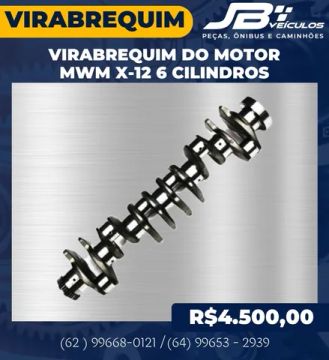 Virabrequim do Motor MWM X-12 6 Cilindros